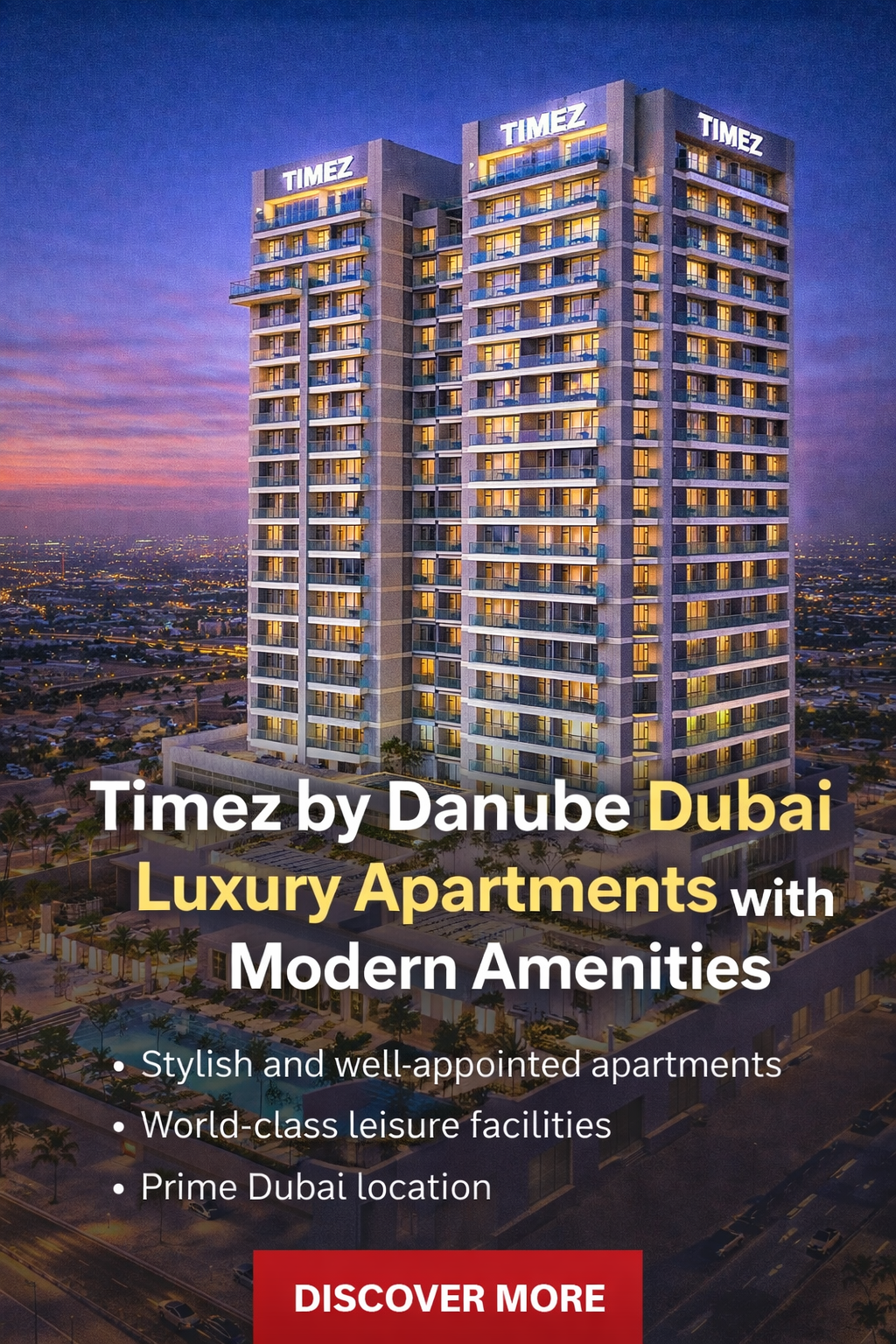 Timez by Danube â€“ Modern Residences with World-Class Facilities